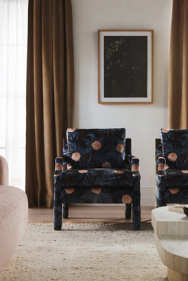 Anthropologie Fredorica Velvet Delaney Chair
