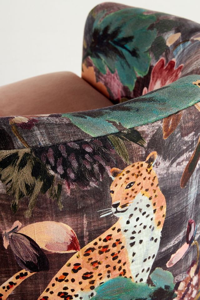 Effie Lena Velvet Tripod Chair #5