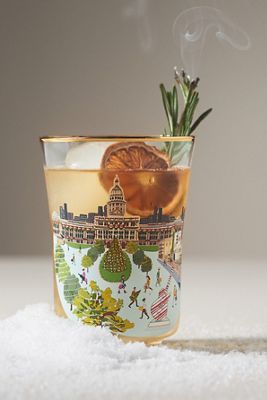 Holiday in the City Juice Glass