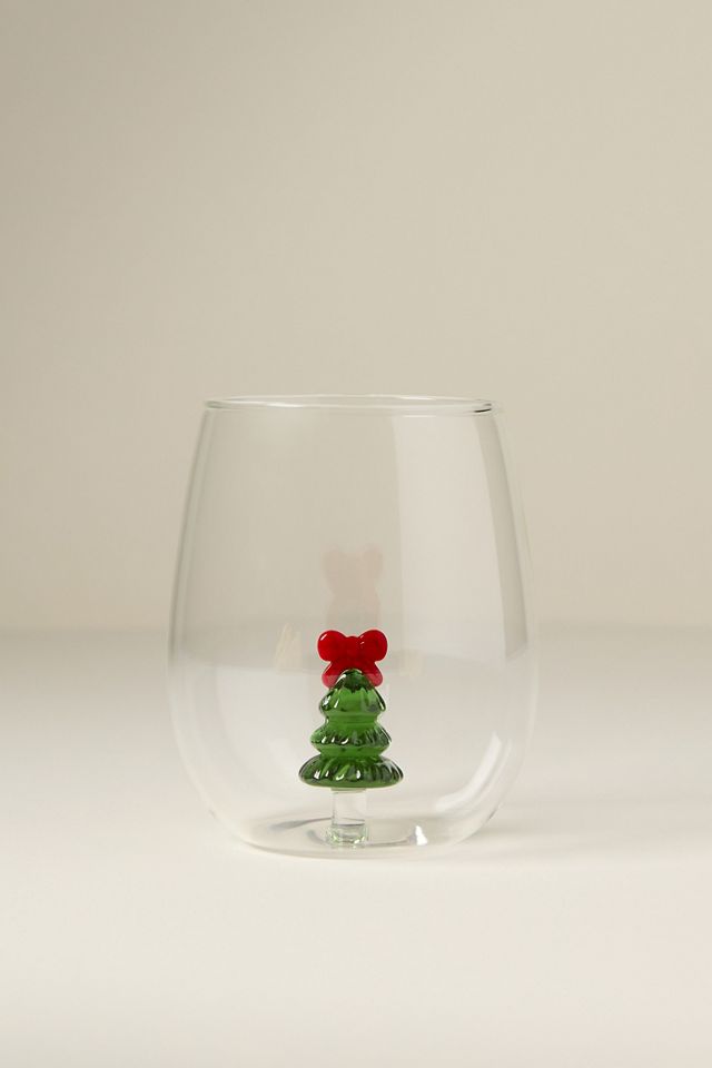 Jolly Icon Stemless Wine Glass