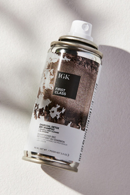 Igk Travel Size First Class Charcoal Detox Dry Shampoo In Grey