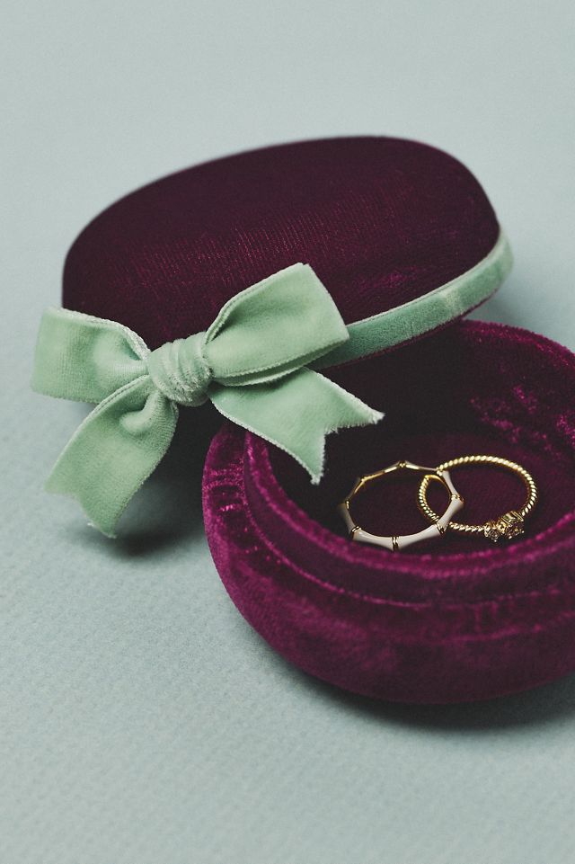 Thea Velvet Jewelry Box #2