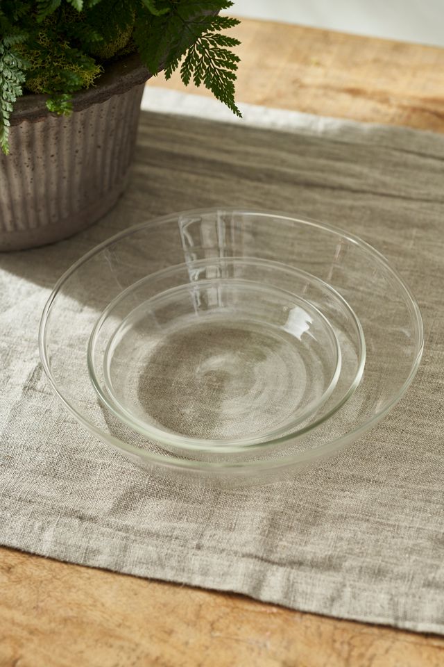 Glass Saucers, Set of 3 #1