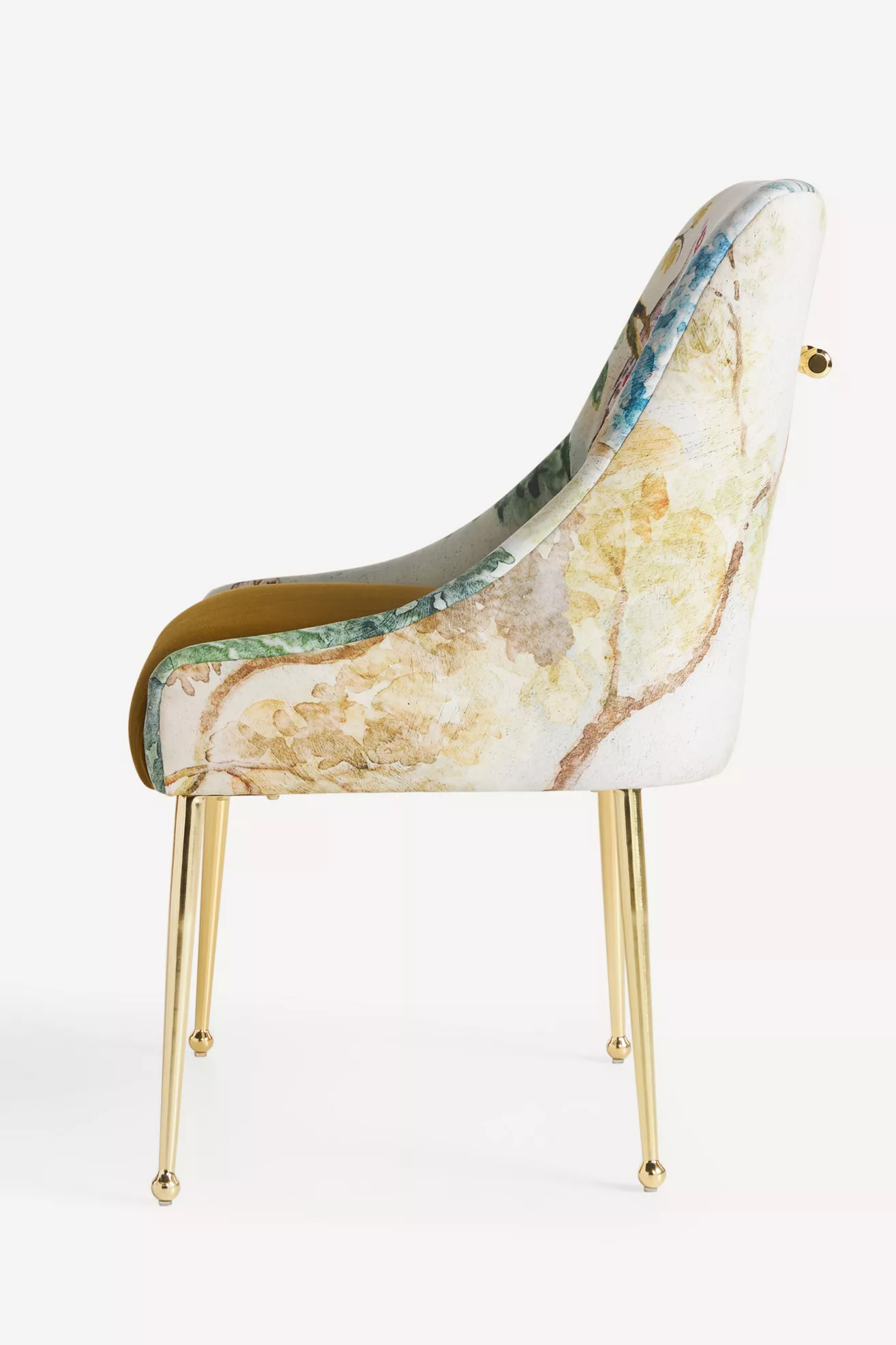 Side view of Judarn Elowen chair highlighting seat and back