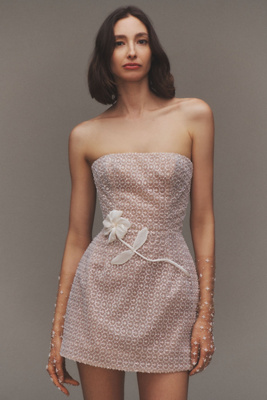 knee length dresses for ladies Sophia Strapless Dress US2 / Lilac main image 1