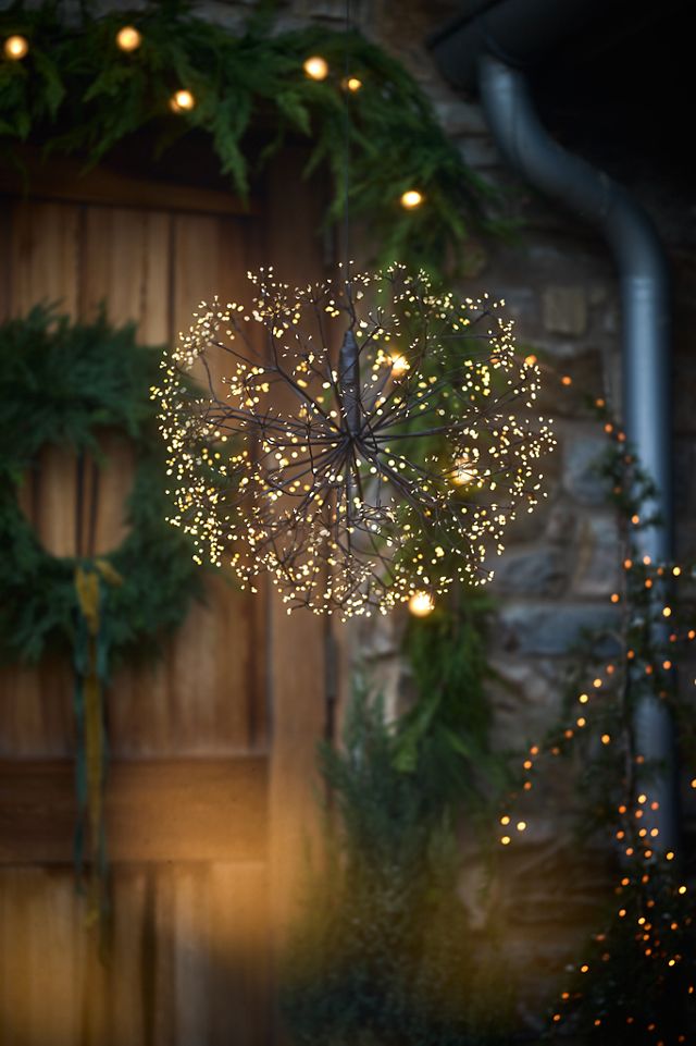 Illuminated LED Branch Sphere #4