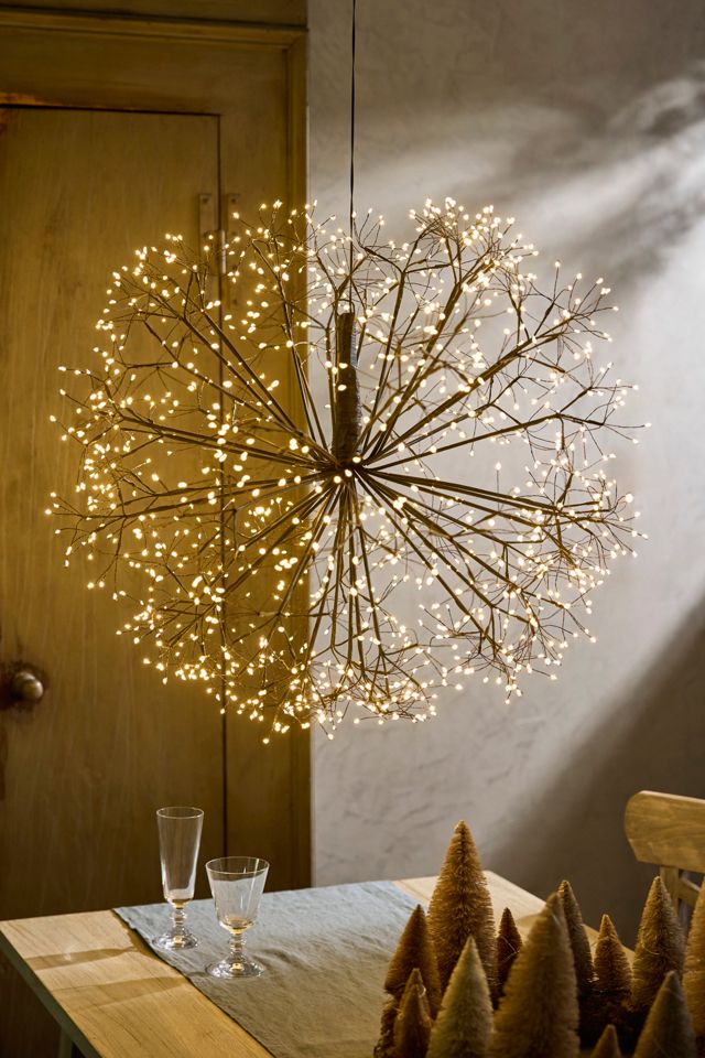 Illuminated LED Branch Sphere #1