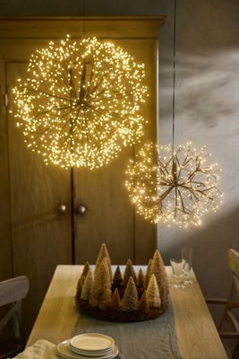 Illuminated LED Branch Sphere
