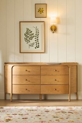 Aria Six-Drawer Wood Dresser