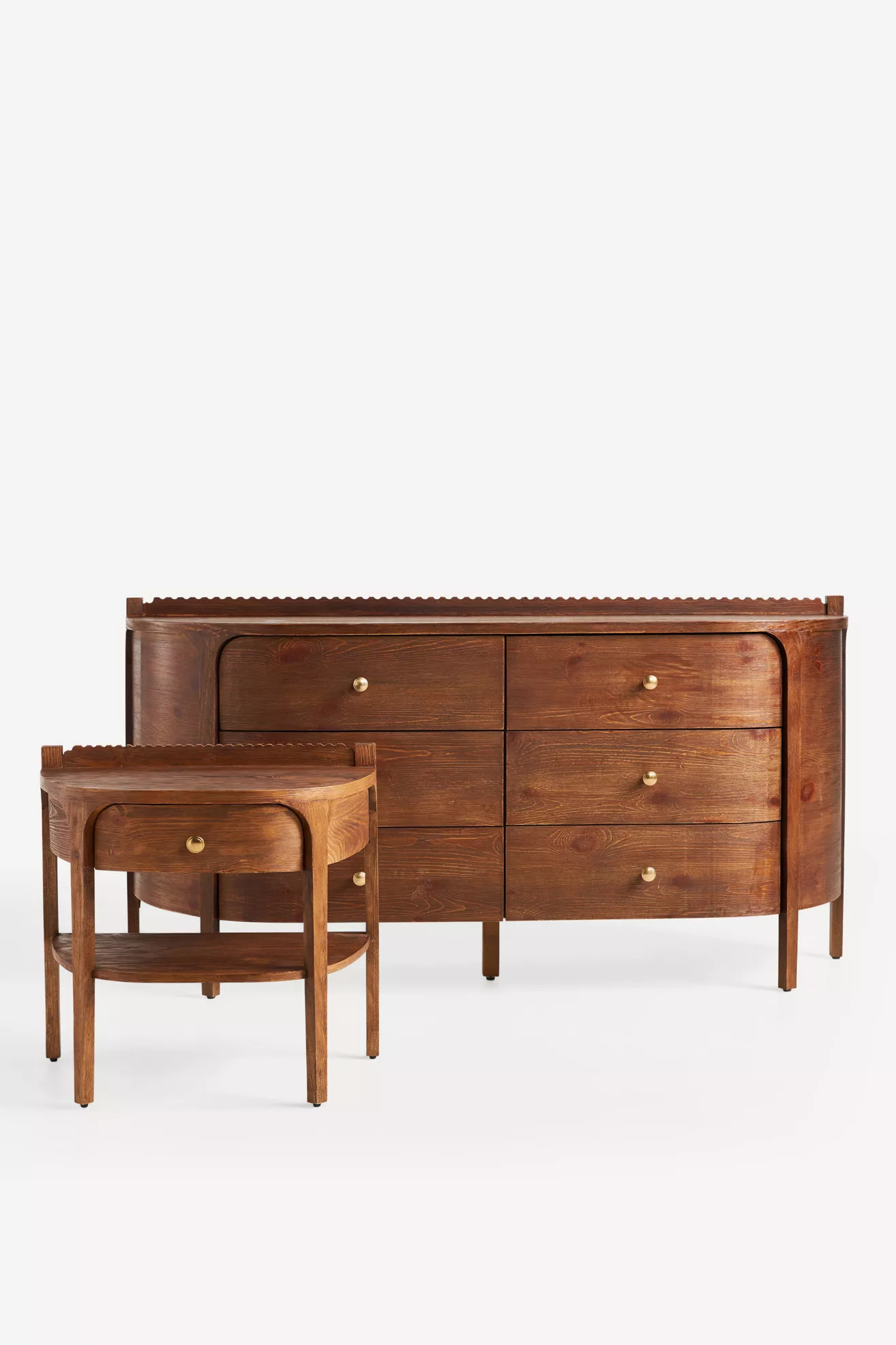 Aria Wood Nightstand - thumbnail 2