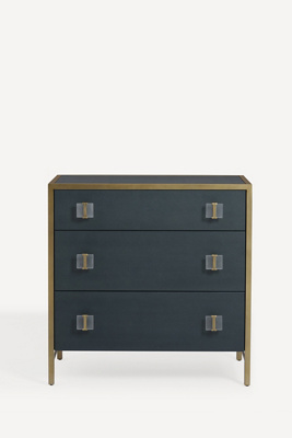 Anthropologie Autumn Shagreen Three-drawer Dresser