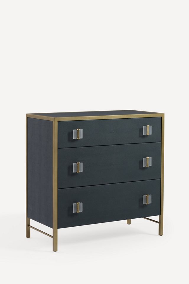 Autumn Shagreen Three-Drawer Dresser #1