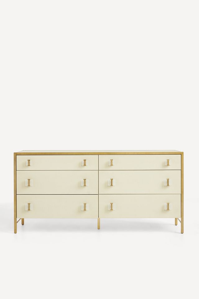 Autumn Shagreen Six-Drawer Dresser