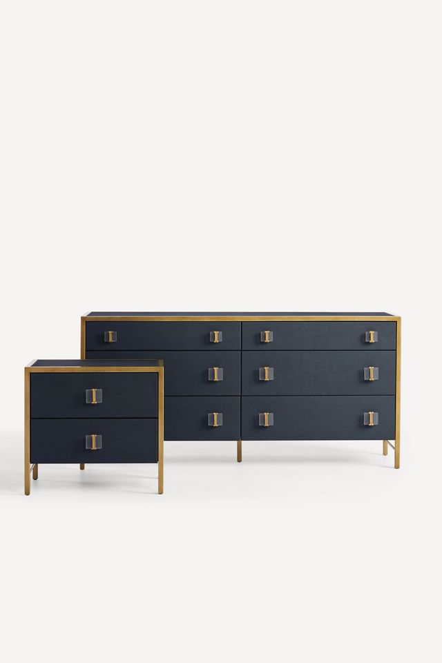 Autumn Shagreen Six-Drawer Dresser #1