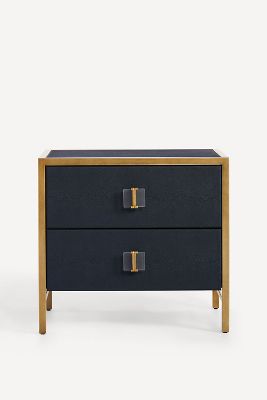 Autumn Shagreen Nightstand