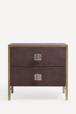 Autumn Shagreen Nightstand