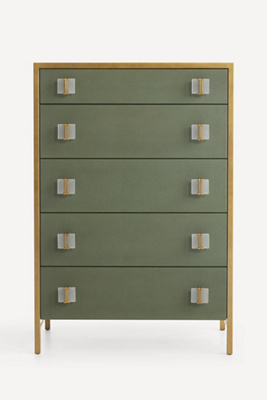 Anthropologie Autumn Tall Five-drawer Dresser