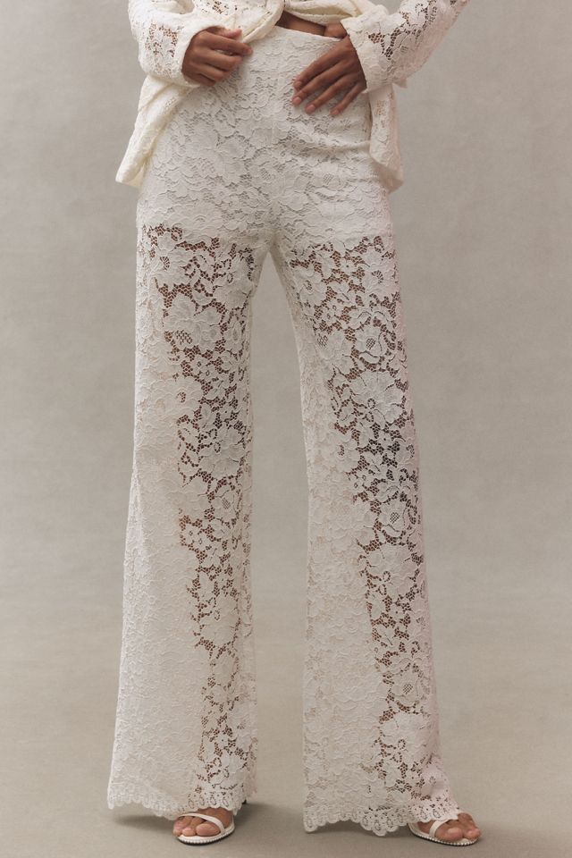 SANS FAFF London Lace Flared Pants #1