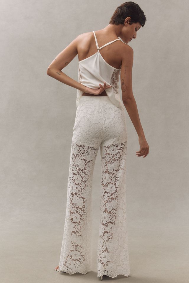 SANS FAFF London Lace Flared Pants #3