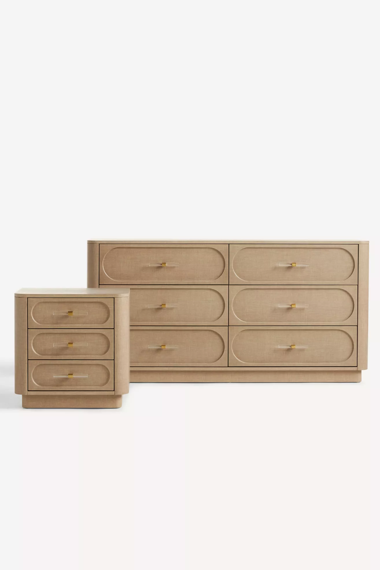 Evers Linen Nightstand | Anthropologie