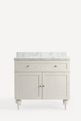 Anthropologie Fern Marble-top Single Bathroom Vanity