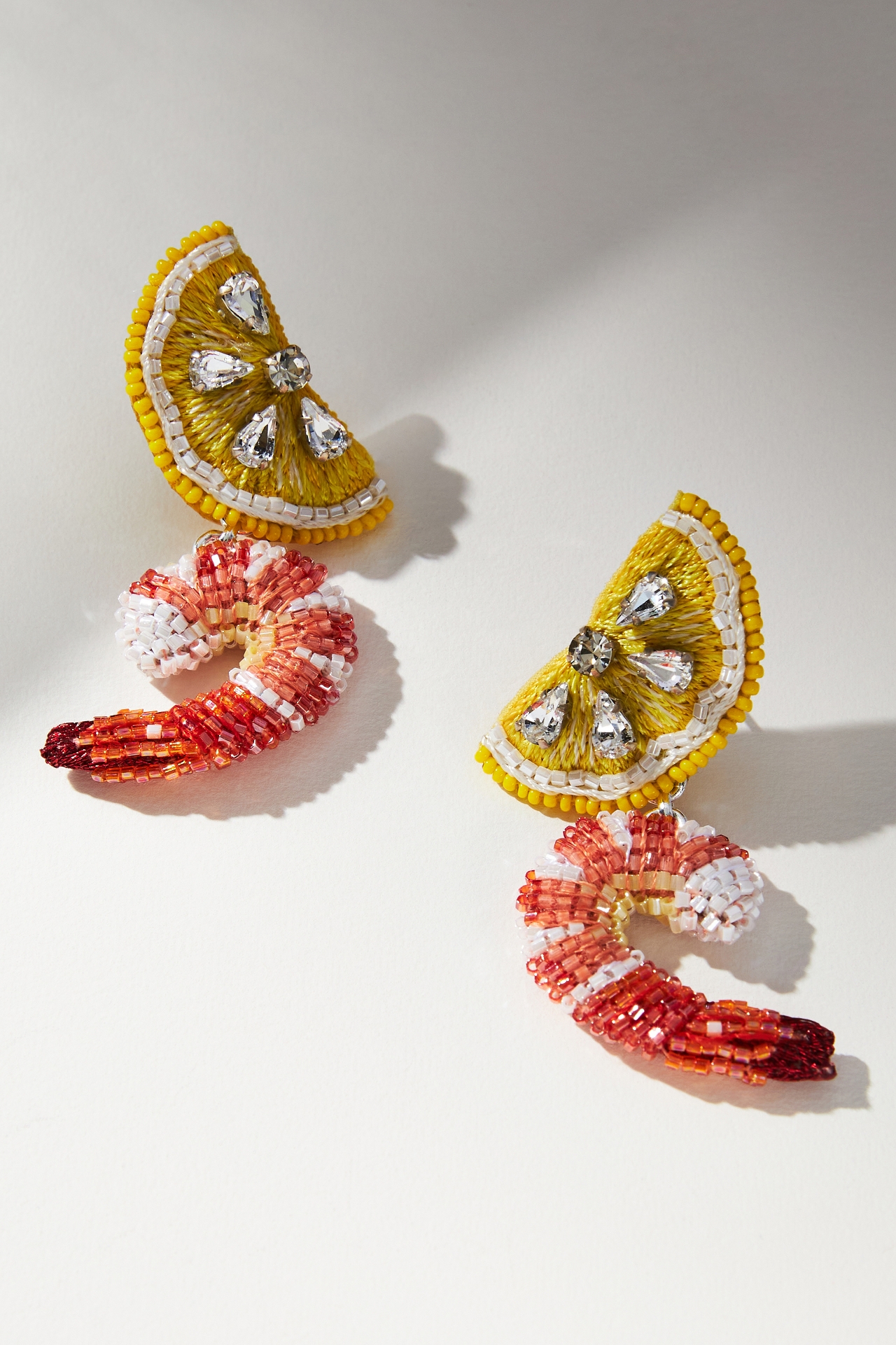 Mignonne Gavigan Shrimp Cocktail Drop Earrings | The Summit