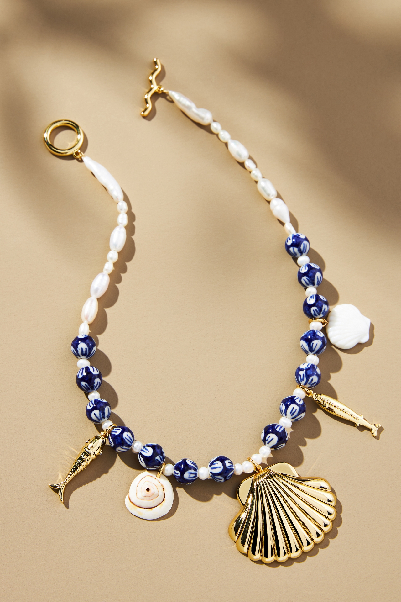 Mignonne Gavigan Catania Charm Shell Necklace