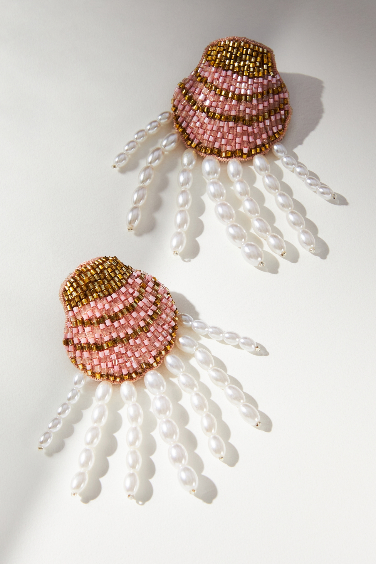 Mignonne Gavigan Luxe Seashell Pearl Earrings