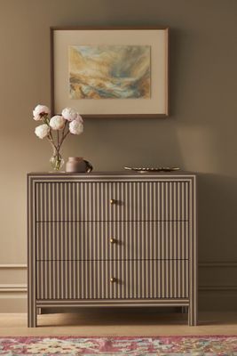 Hale Canvas Three-Drawer Dresser