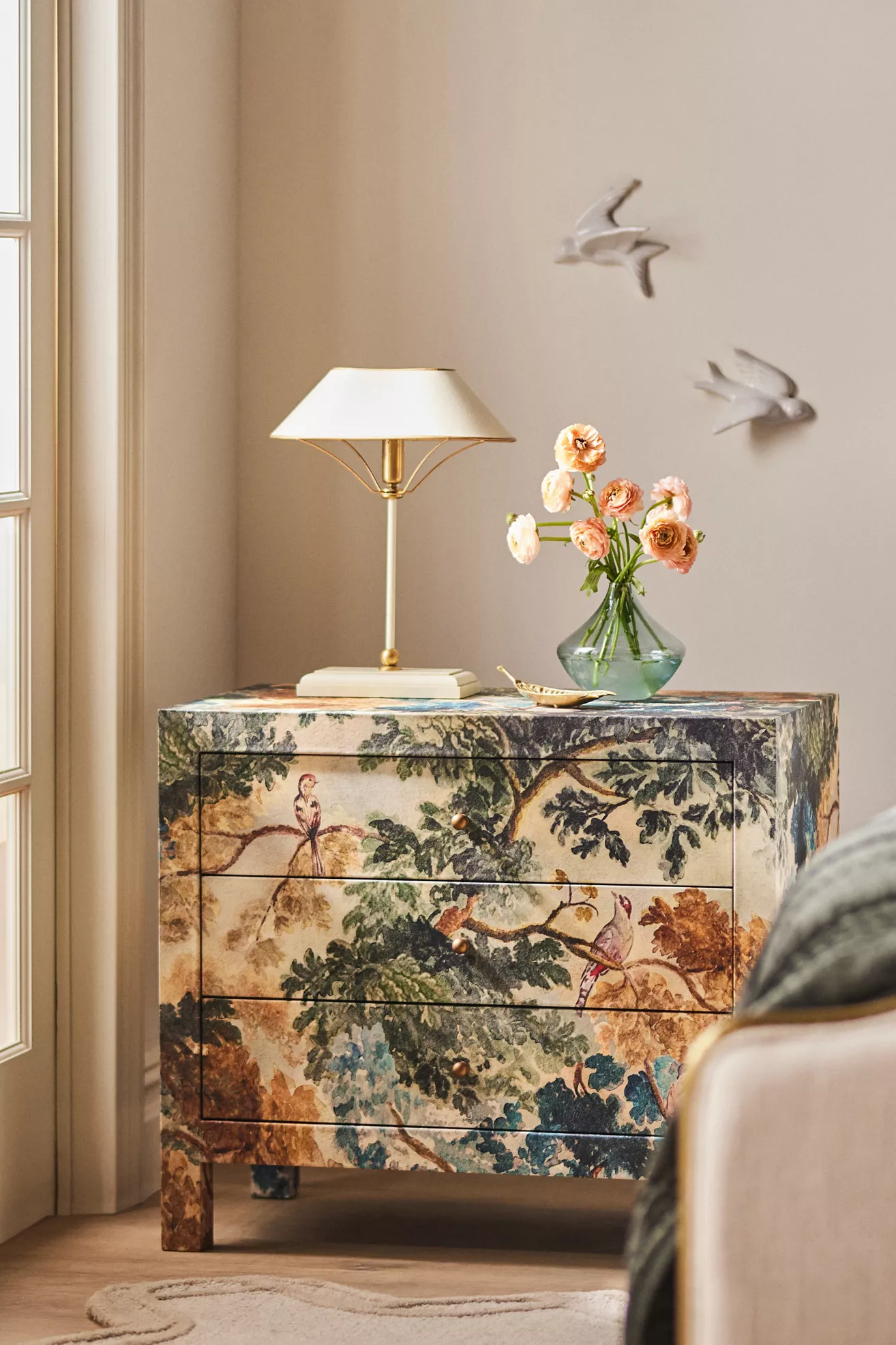 Hale Canvas Three-Drawer Dresser