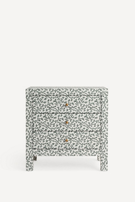 Anthropologie Hale Canvas Nightstand In Gray