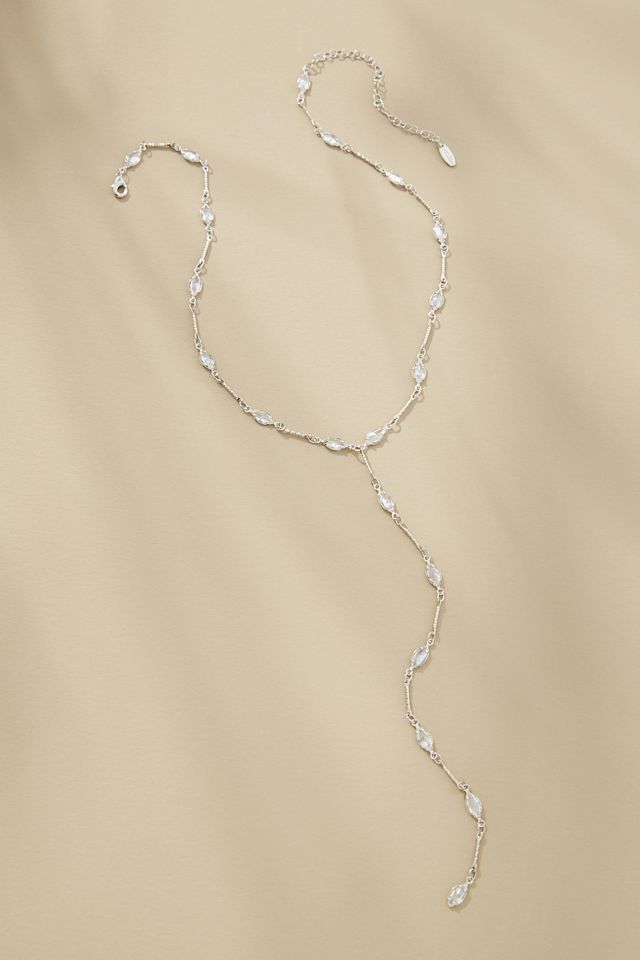 Crystal Lariat Necklace main image 1