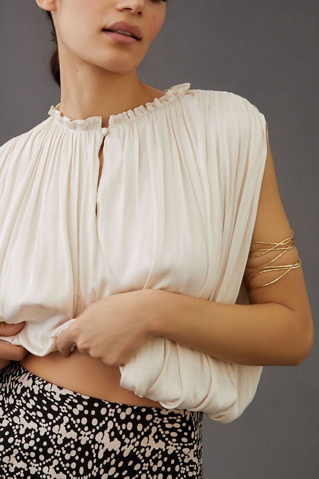 Current Air Sleeveless Draped Top #2