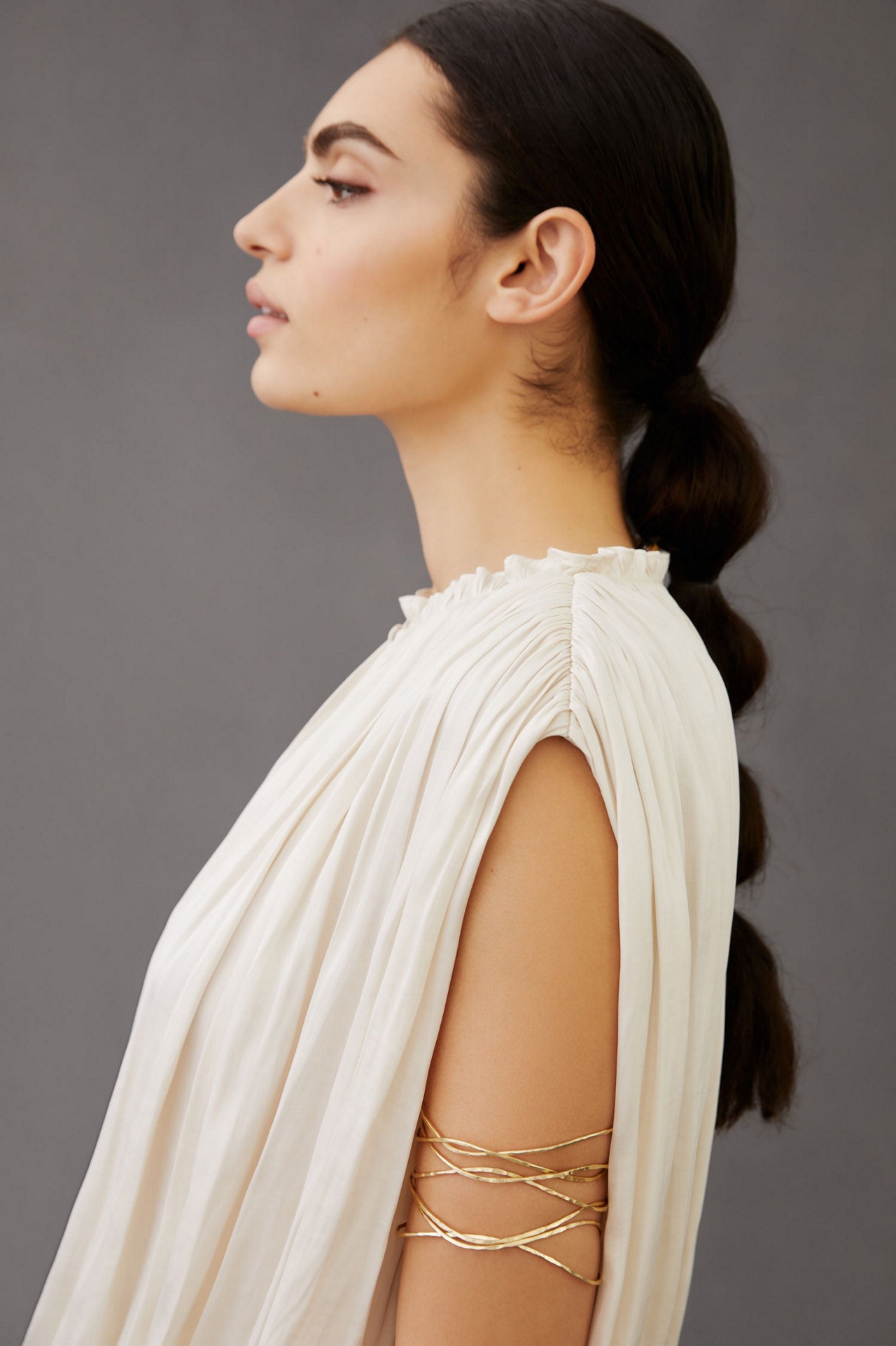 Current Air Sleeveless Draped Top