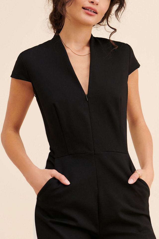 AU x Nuuly Tuxedo Stripe Jumpsuit #1