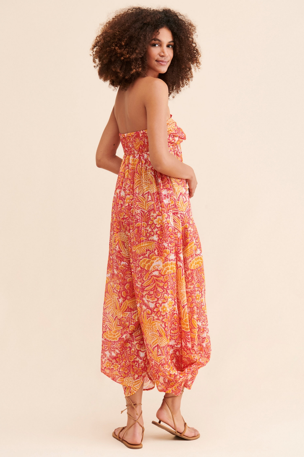 Harem Strapless Jumpsuit