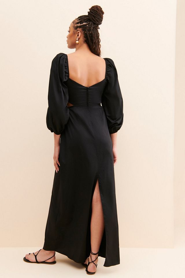 Especia Embroidered Cut Out Maxi Dress #1