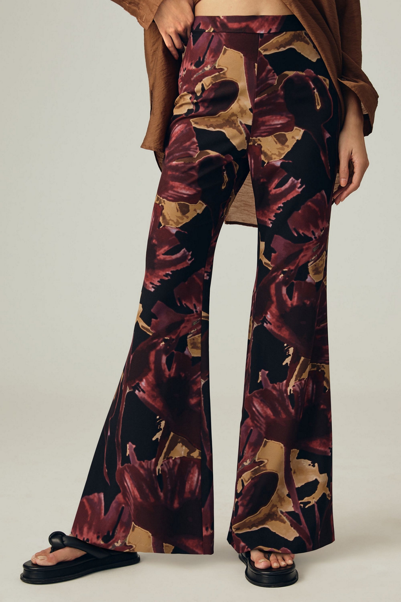 Hutch Petite Printed Flare Pants