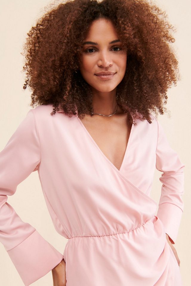 4th & Reckless Jayna Wrap Front Romper #2