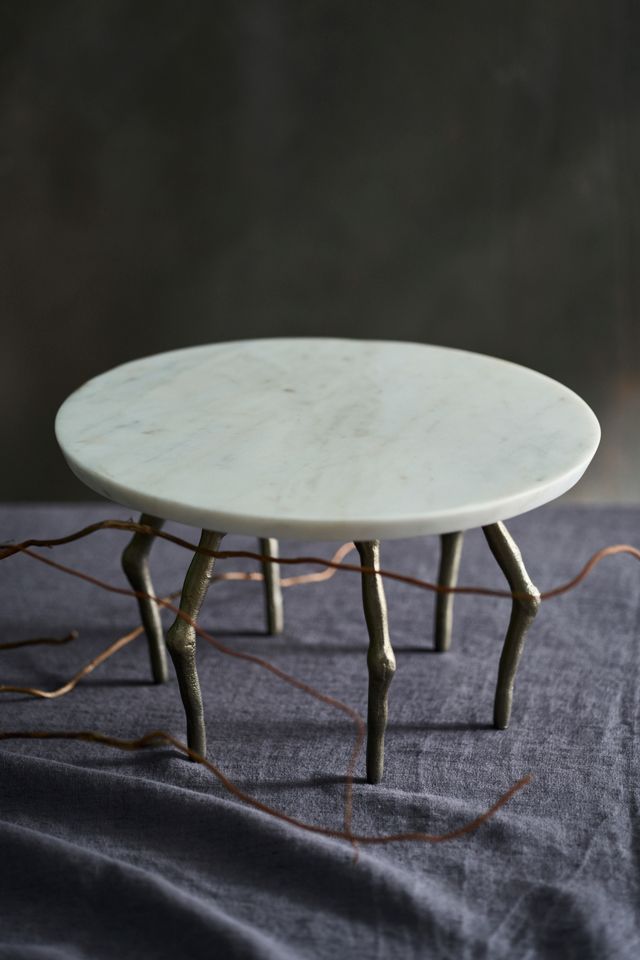 Spider Leg Marble Cake Stand #1
