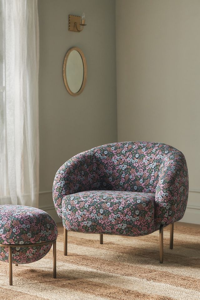 
Frida Cornelia Jacquard Ottoman #2
