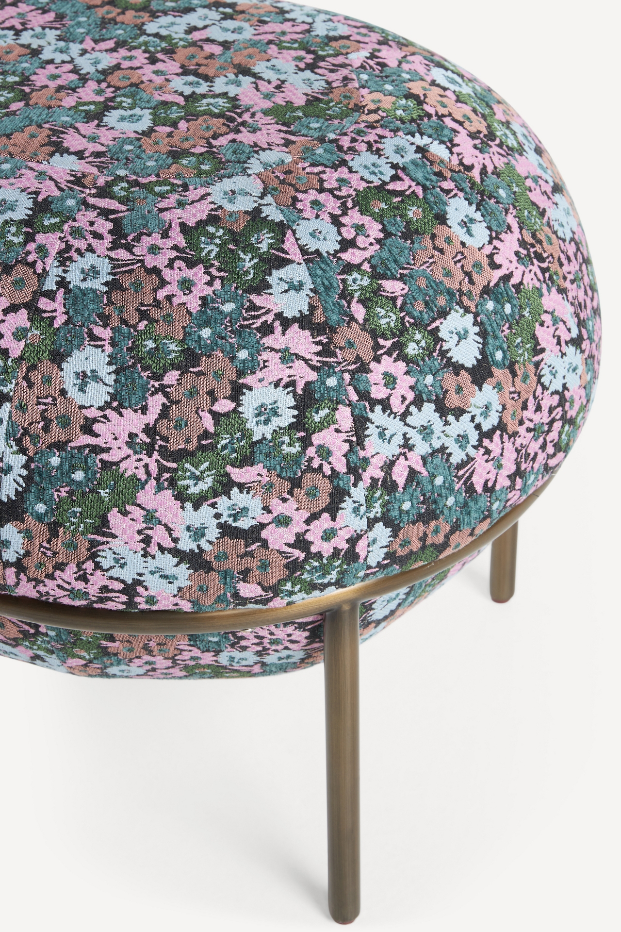 Cornelia Woven Jacquard Frida Ottoman