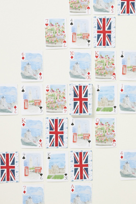 Shop Loulou Baker Watercolor City Playing Cards
