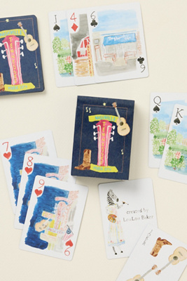 Shop Loulou Baker Watercolor Playing Cards