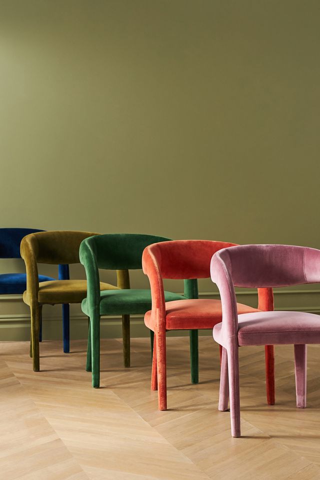 Velvet Hagen Dining Chair #8