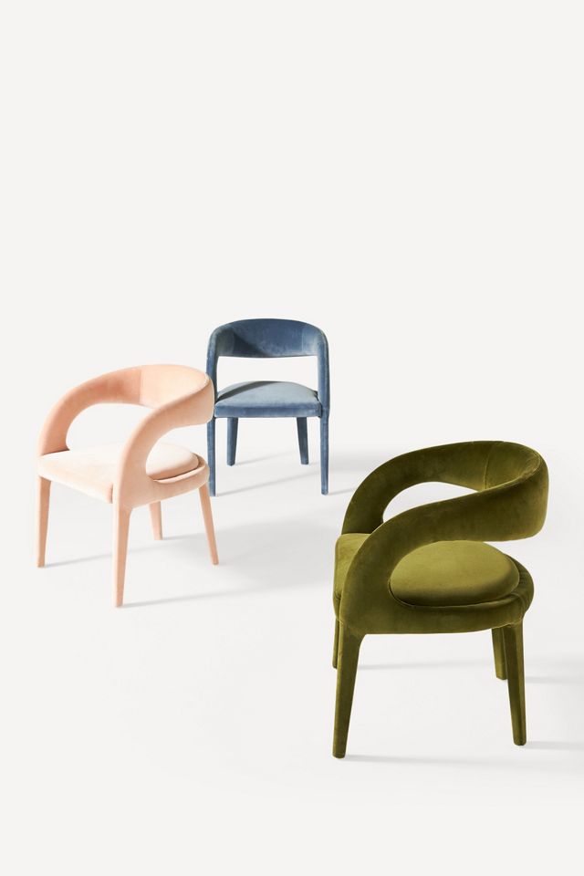 Velvet Hagen Dining Chair #7