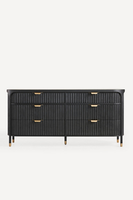 The Isla Collection By Anthropologie The Isla Fluted-wood Six-drawer Dresser