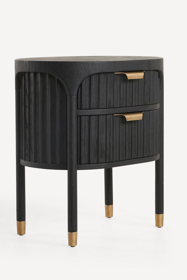 Isla Fluted Bedside Table #1