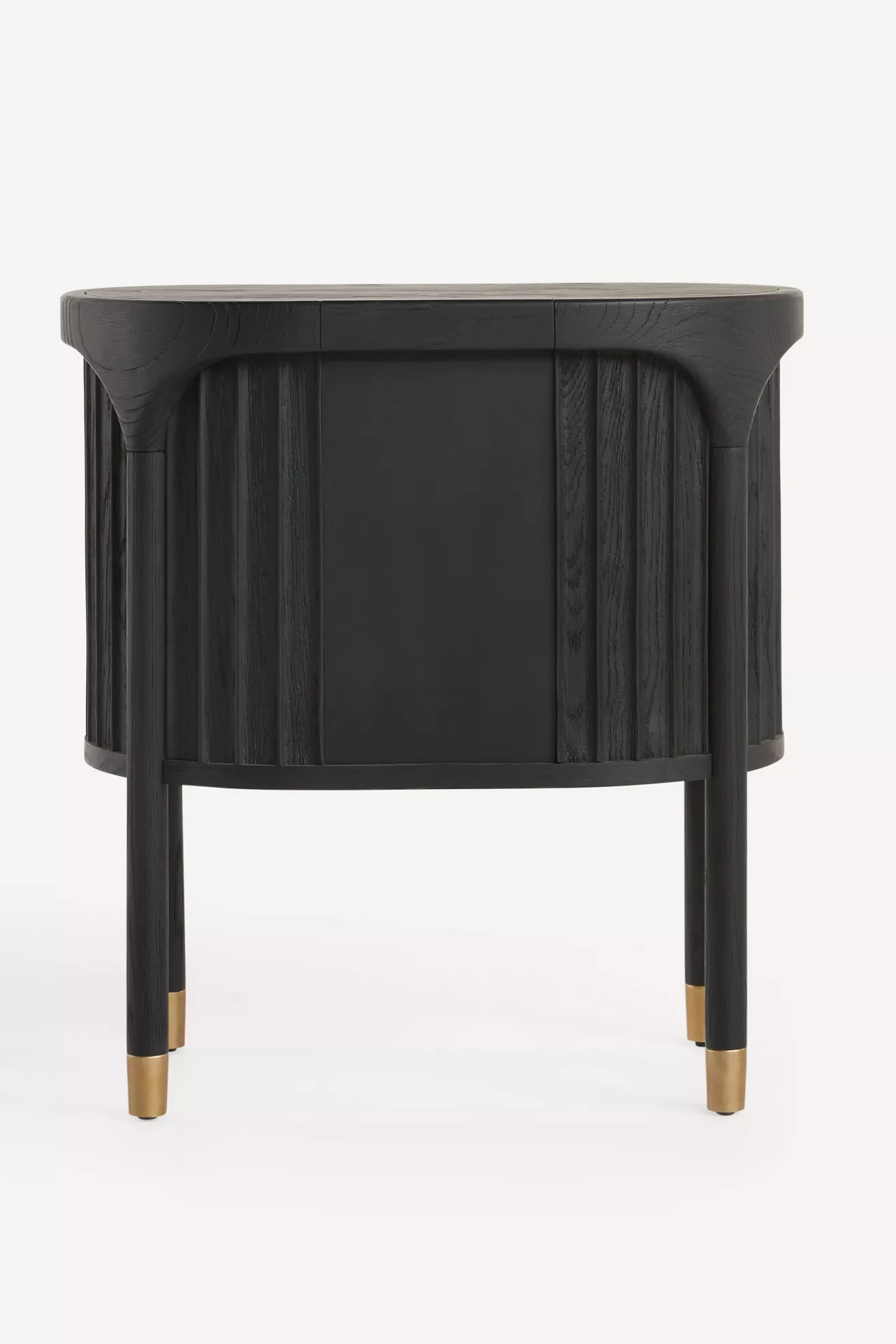 The Isla Fluted-Wood Two-Drawer Nightstand - thumbnail 8