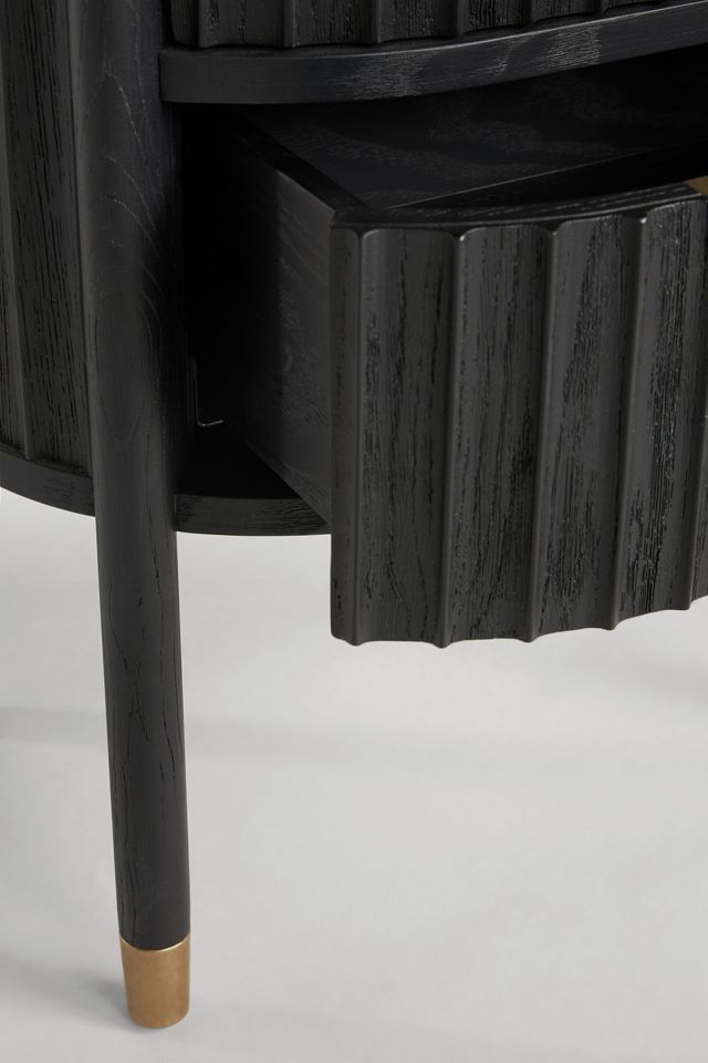 Isla Fluted Bedside Table #4